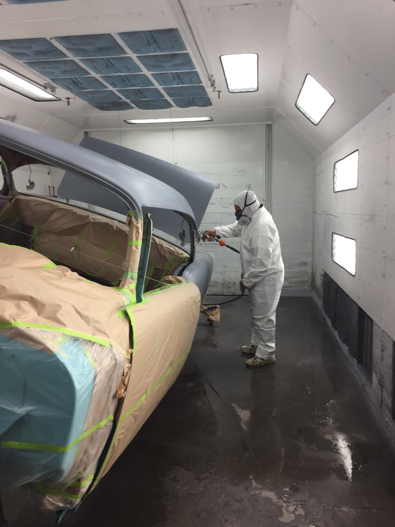Illustration for article titled 1955 Chevy Bel Air Project Update- Body in full color!